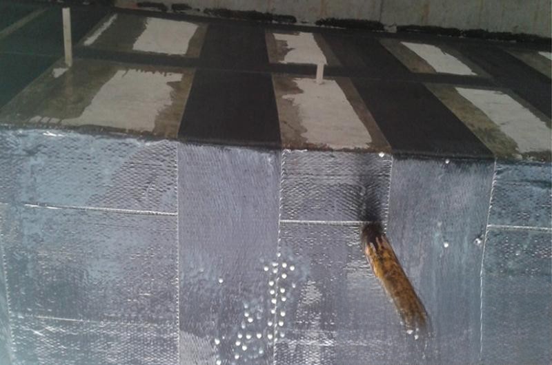乐安楼板使用碳纤维加固